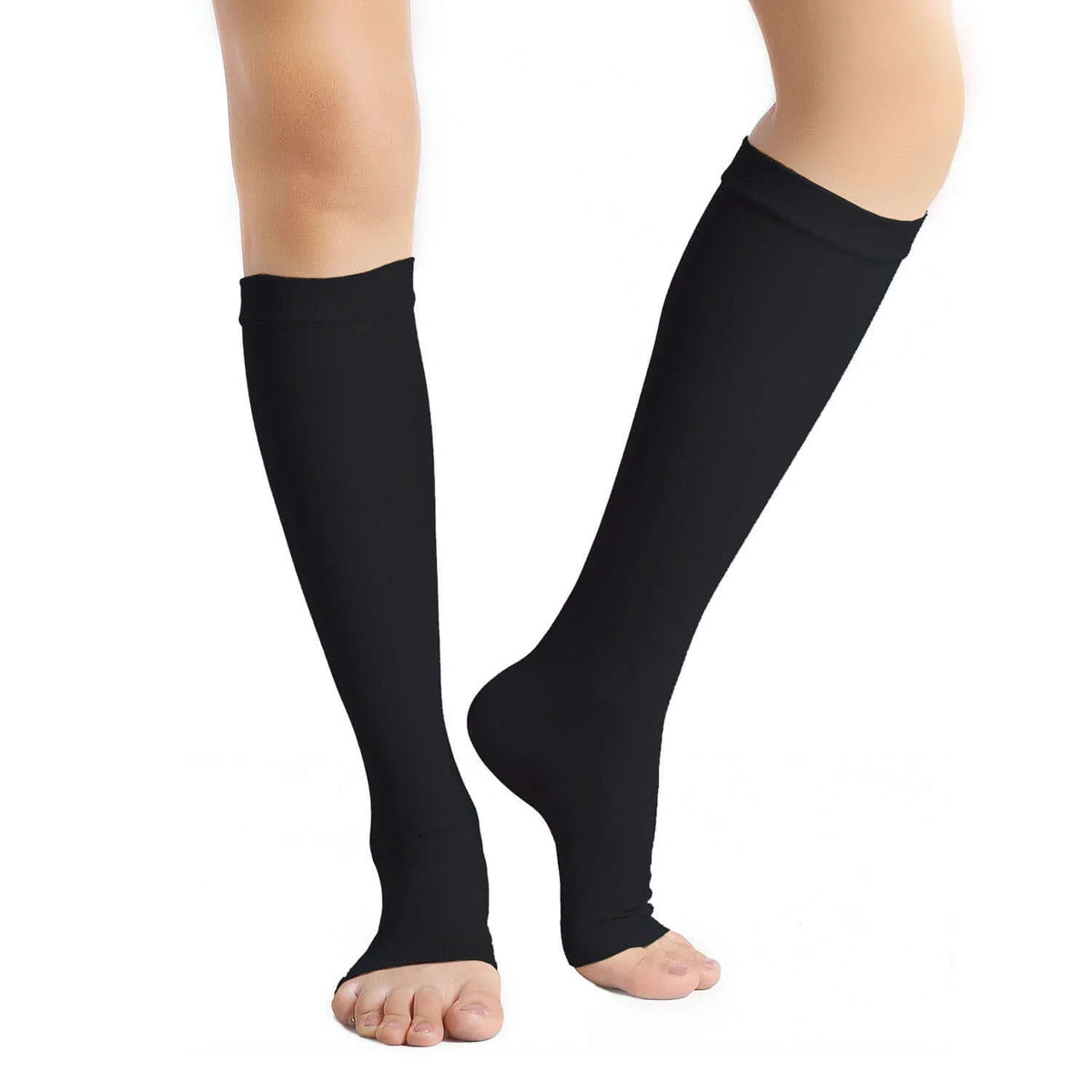 Open Toe Graduated Medical Compression Socks