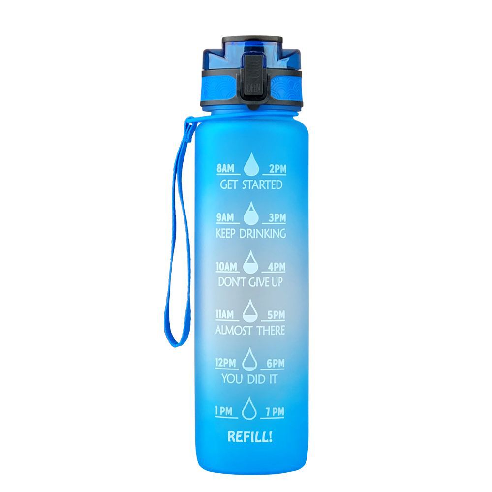 1000ml Transparent Kawaii BPA-Free Water Bottle
