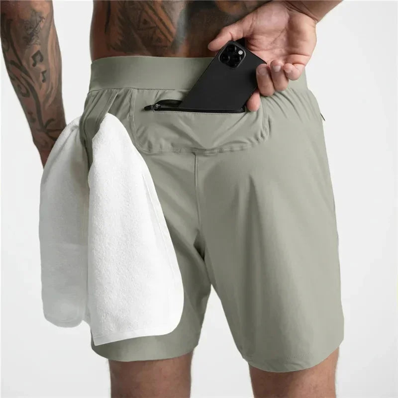 Men's Quick-Dry Performance Shorts With Pockets