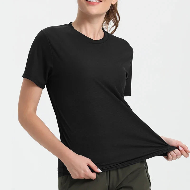 Women's Quick-Dry Compression Gym Running T-Shirt