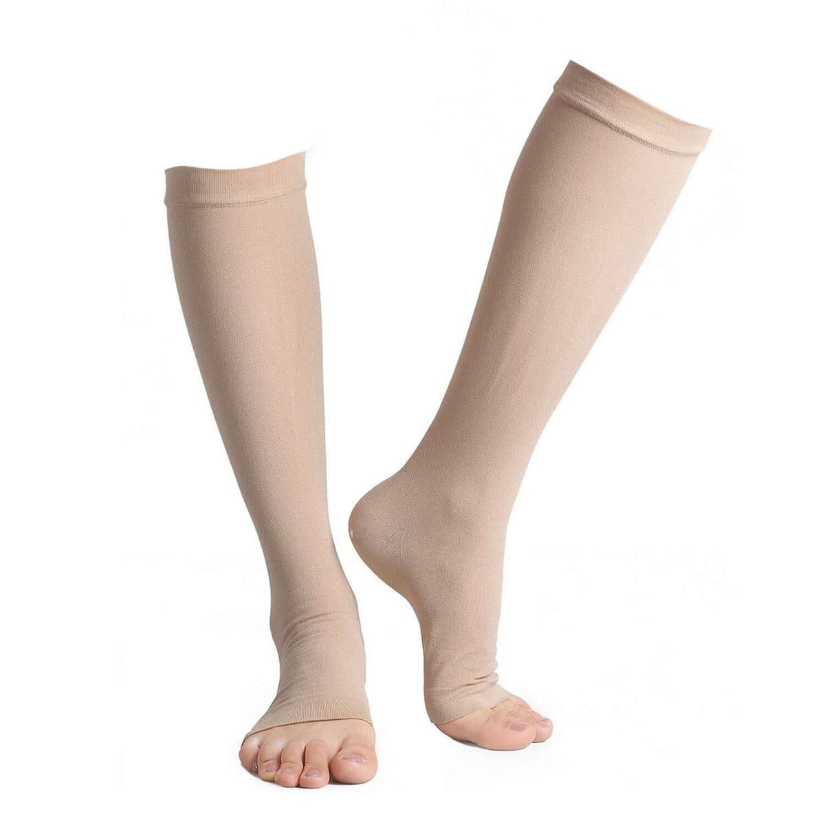 Open Toe Graduated Medical Compression Socks