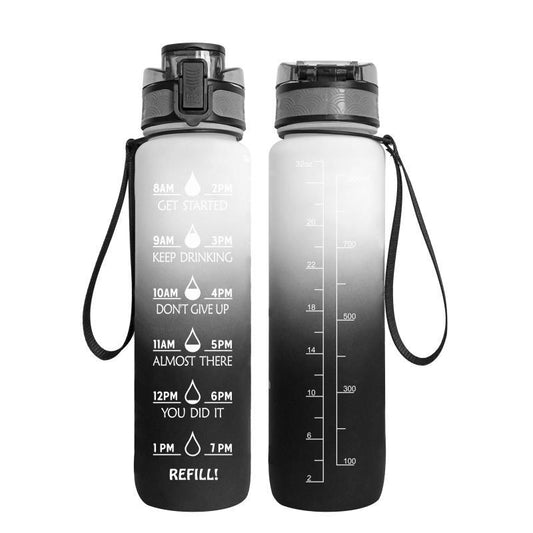1000ml Transparent Kawaii BPA-Free Water Bottle