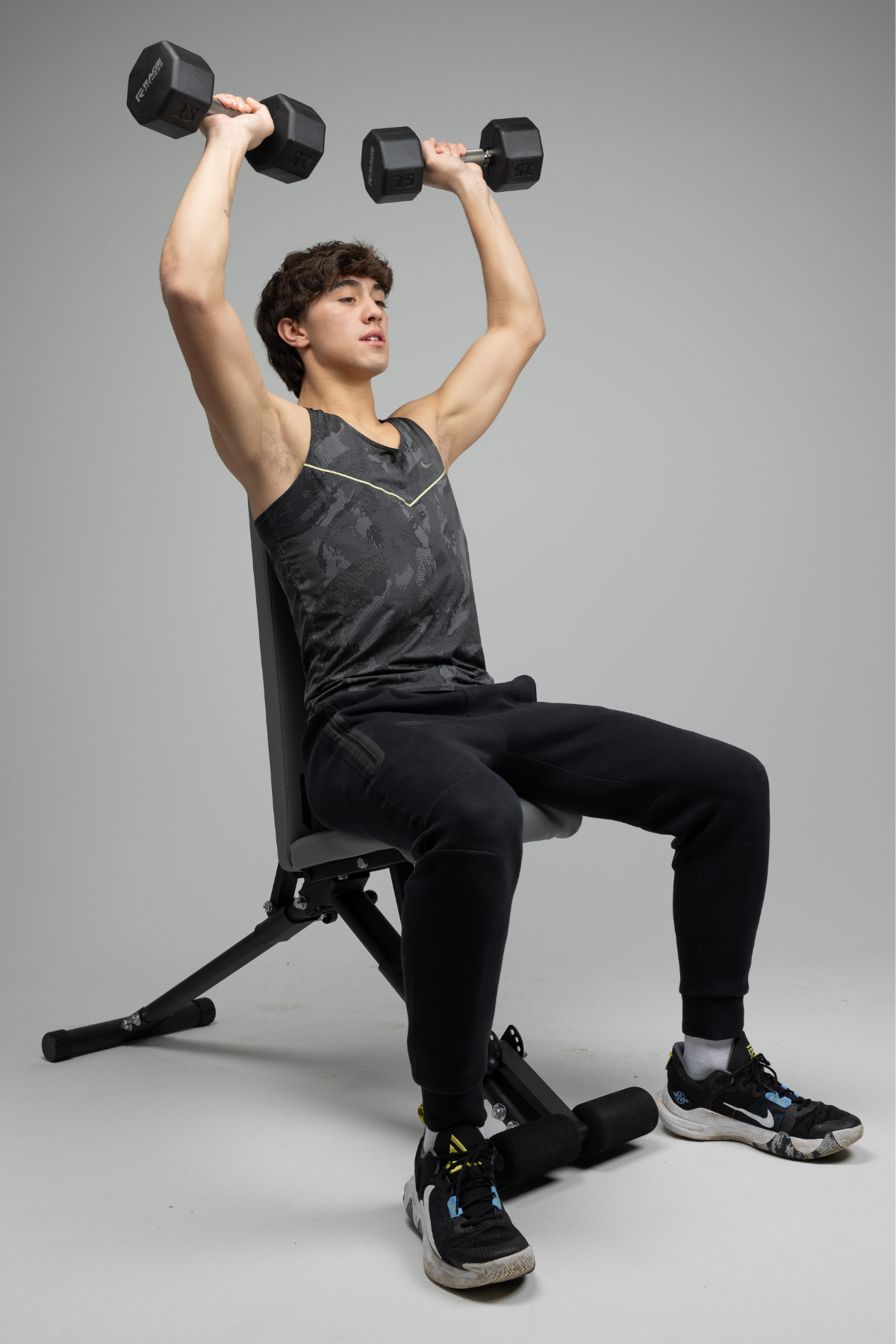 Octo Rubber Dumbbell Single Weight Training