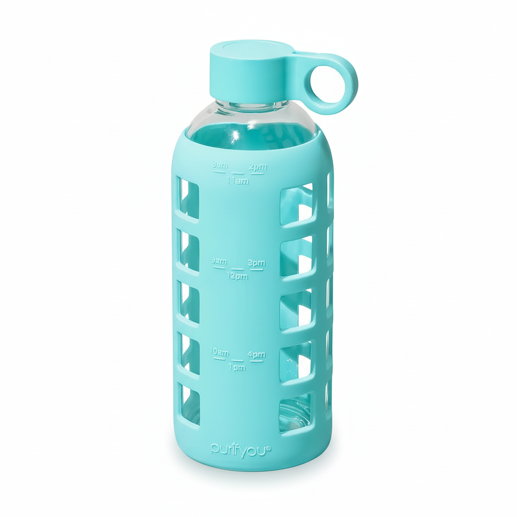 Glass Water Bottles Reusable Drinkware