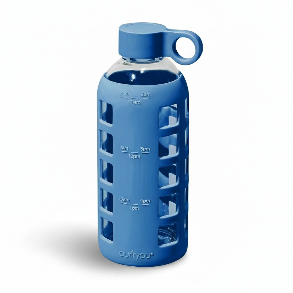 Glass Water Bottles Reusable Drinkware