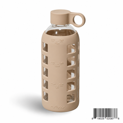 Glass Water Bottles Reusable Drinkware