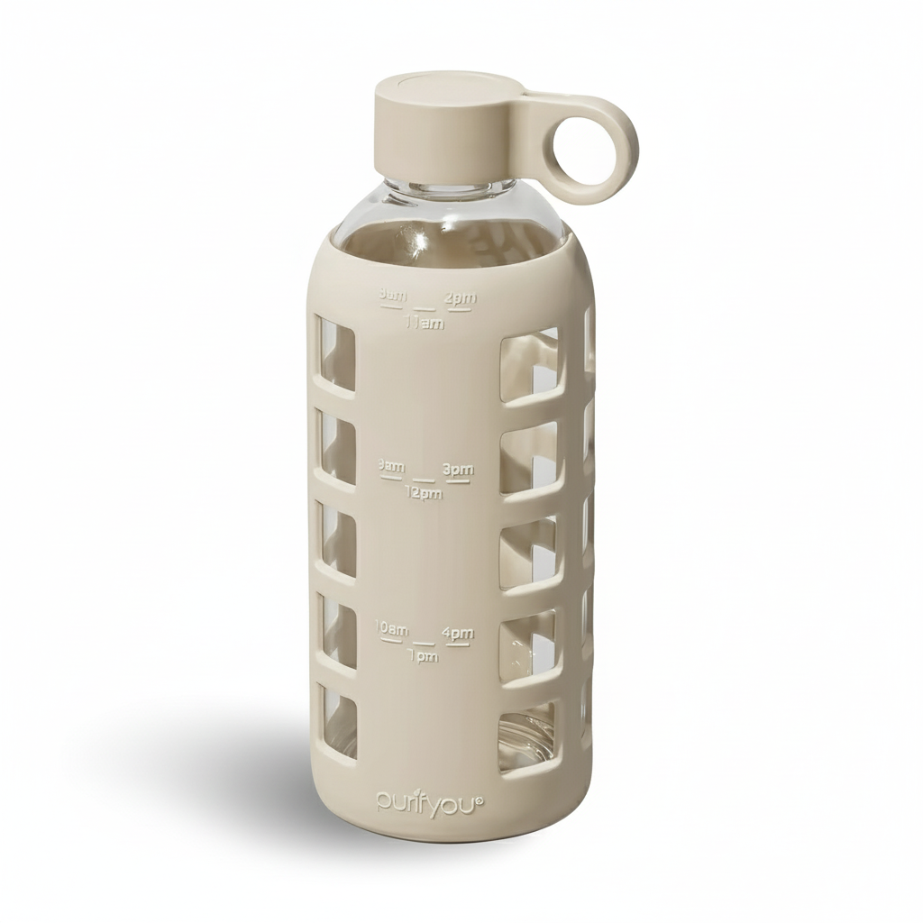 Glass Water Bottles Reusable Drinkware