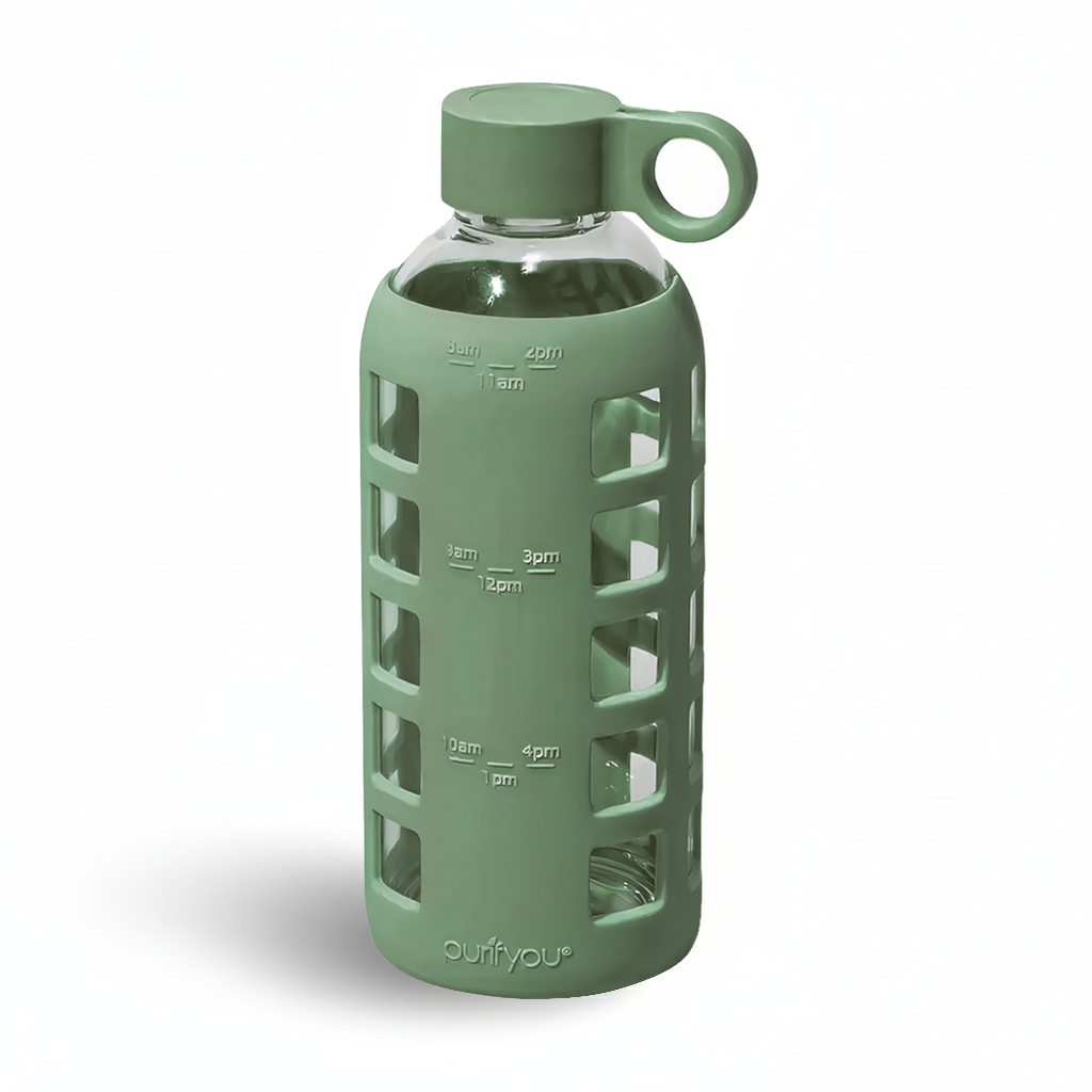 Glass Water Bottles Reusable Drinkware