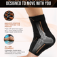 Copper Compression Ankle Brace Sleeves 2-Pack