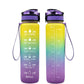 1000ml Transparent Kawaii BPA-Free Water Bottle