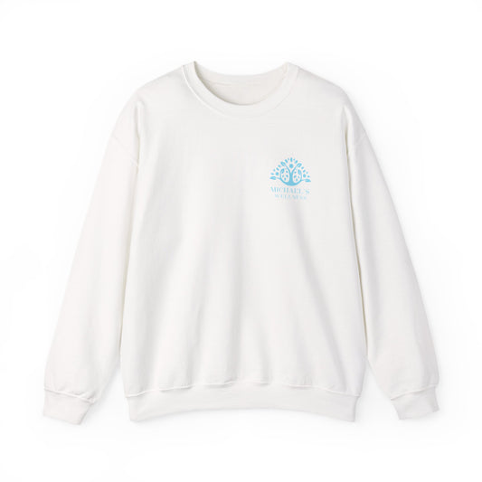 Michael's Wellness Crewneck Sweatshirt - Relaxed Spa Logo Pullover