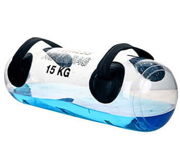 Transparent Cylindrical Water Weight Dumbbell