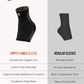Copper Compression Ankle Brace Sleeves 2-Pack