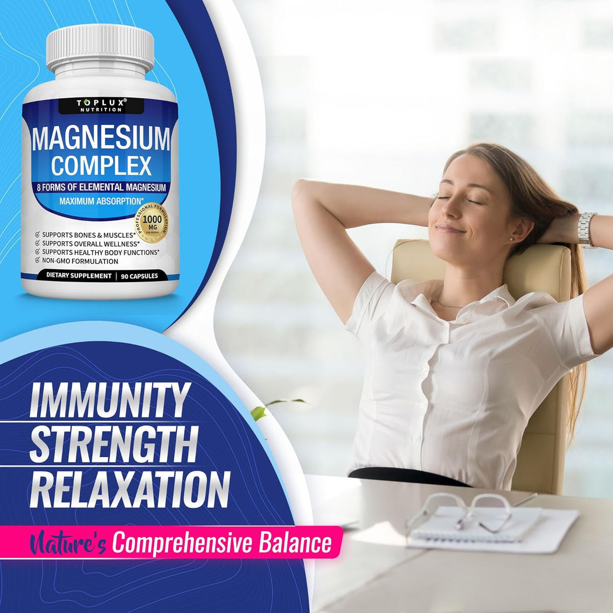 Magnesium Complex 8-Form Vegan Capsules