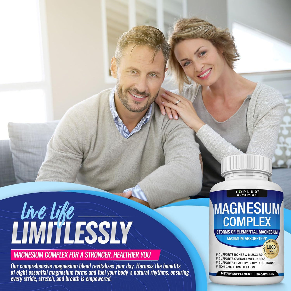 Magnesium Complex 8-Form Vegan Capsules