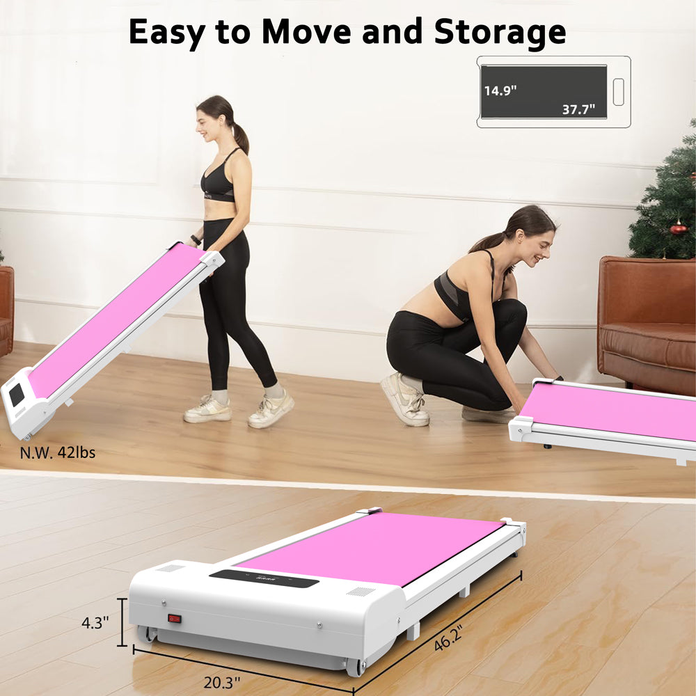 Portable Under-Desk Walking Treadmill With Display