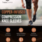 Copper Compression Knee Sleeves 2 Pack