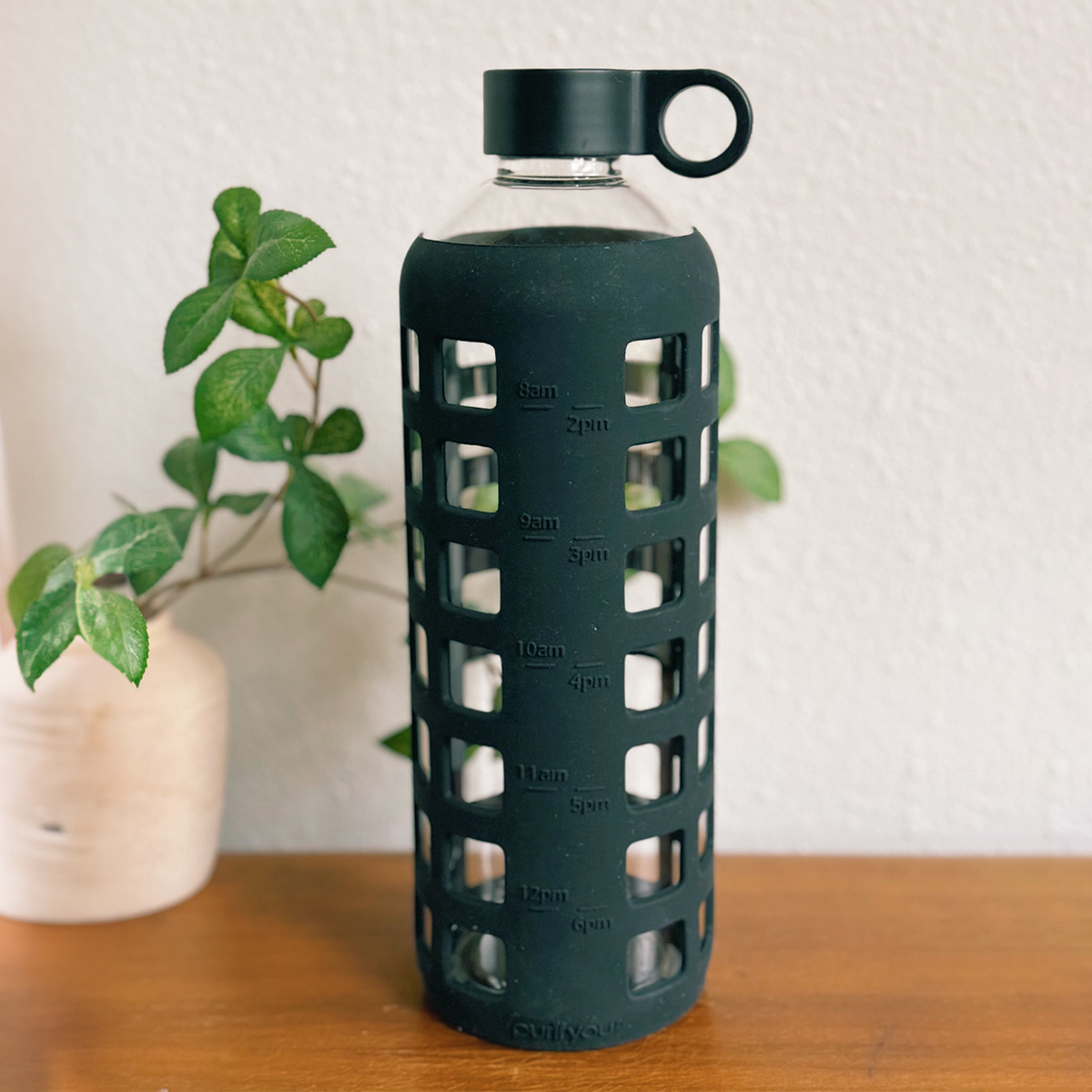 Glass Water Bottles Reusable Drinkware