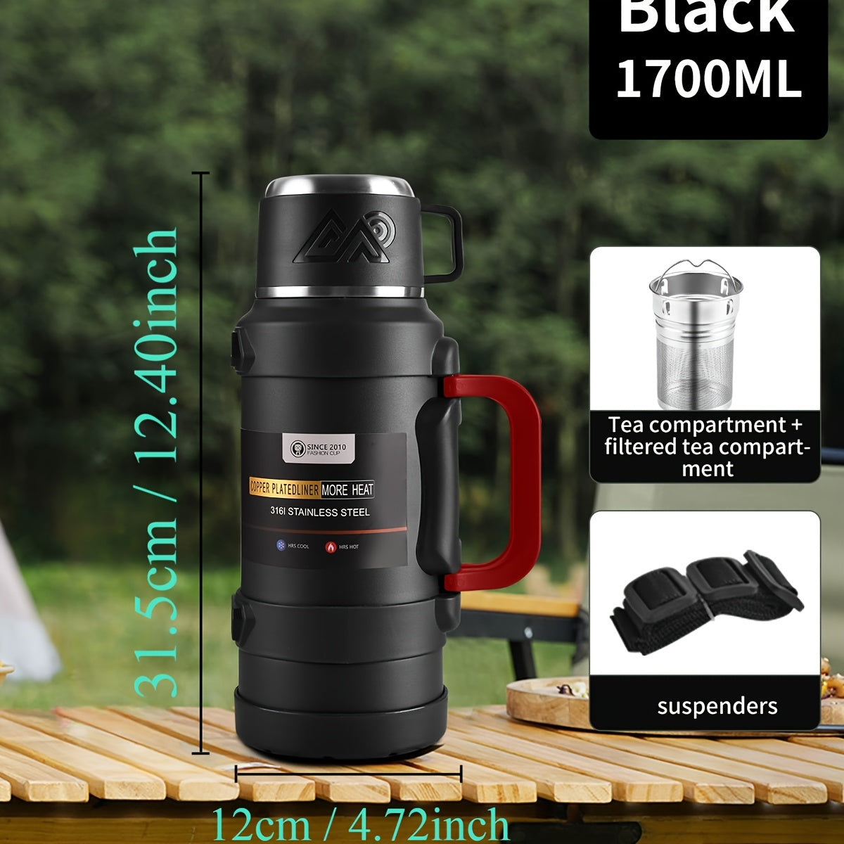 Multi-Size Insulated Stainless Steel Water Bottle