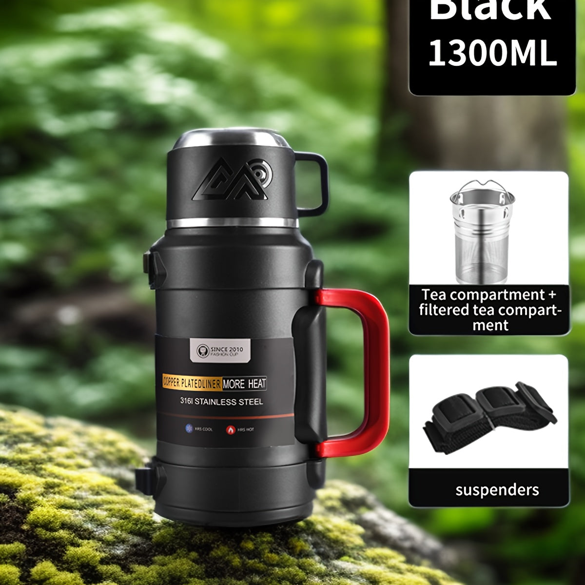 Multi-Size Insulated Stainless Steel Water Bottle