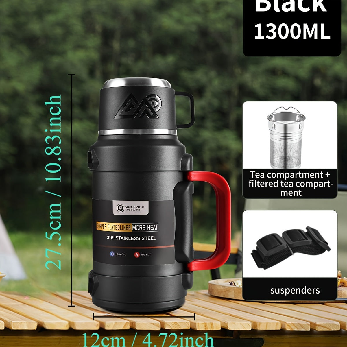 Multi-Size Insulated Stainless Steel Water Bottle