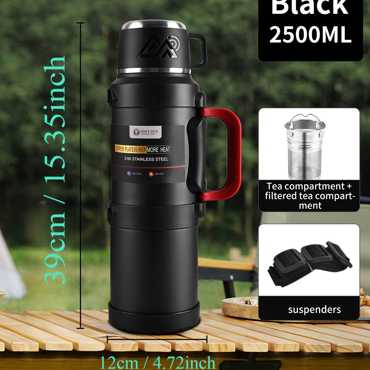 Multi-Size Insulated Stainless Steel Water Bottle