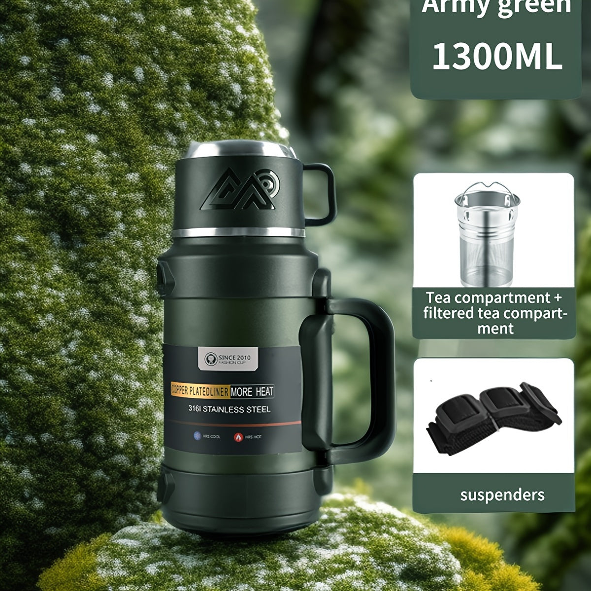 Multi-Size Insulated Stainless Steel Water Bottle