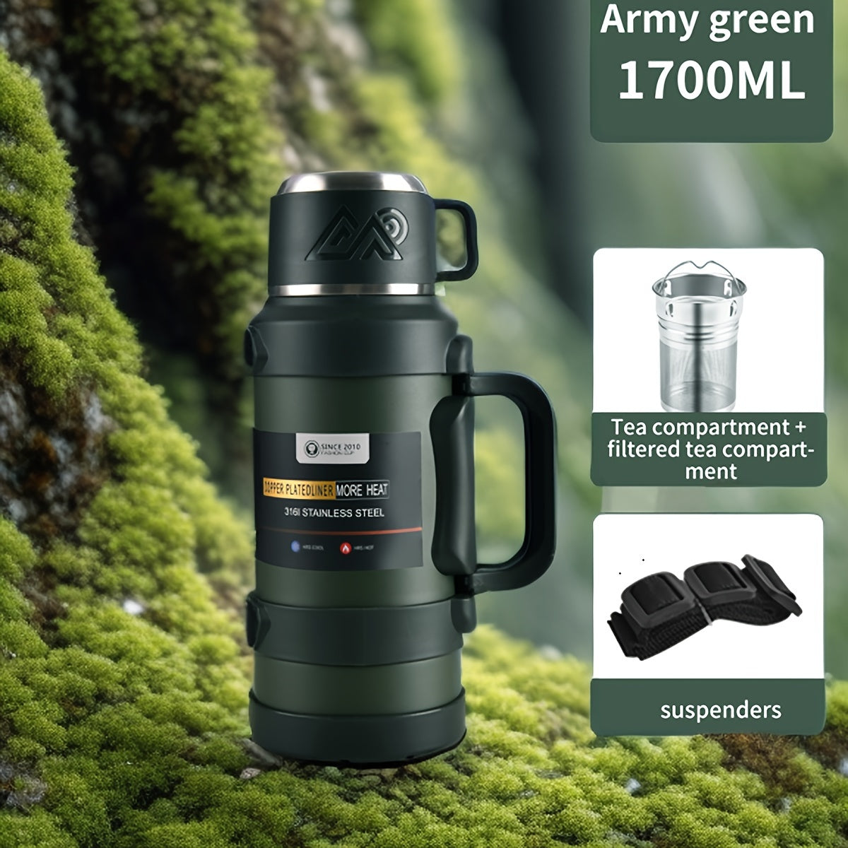 Multi-Size Insulated Stainless Steel Water Bottle