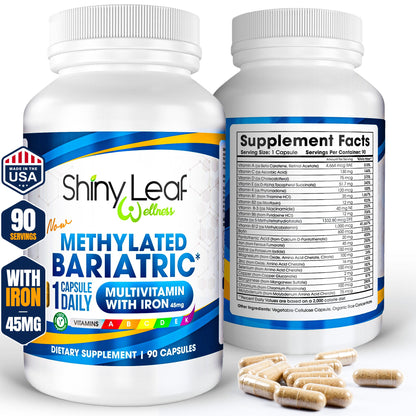 Methylated Bariatric Multivitamins With Iron Capsules