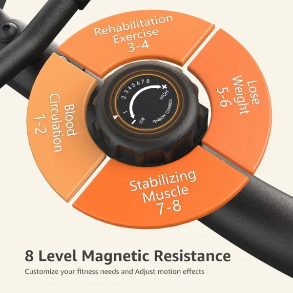 Recumbent Magnetic Exercise Bike for Adults