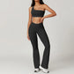 Skinny Sports Sets Women's Tracksuit Scrunch Butt Fitness Suits Push-Up Sexy Workout Sportswear Tights Short Activewear Woman