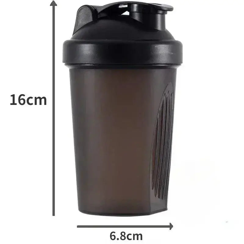400ml BPA-Free Protein Blender Shaker Bottle