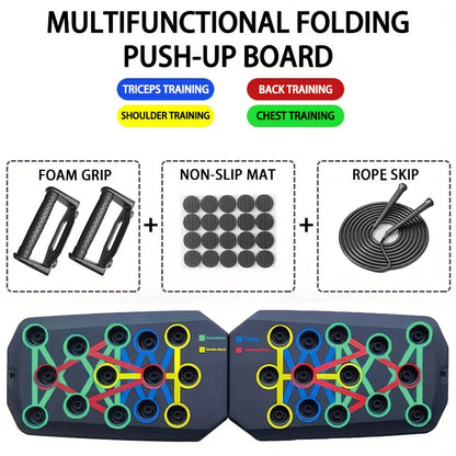 Portable Multifunctional Foldable Push-Up Board Set