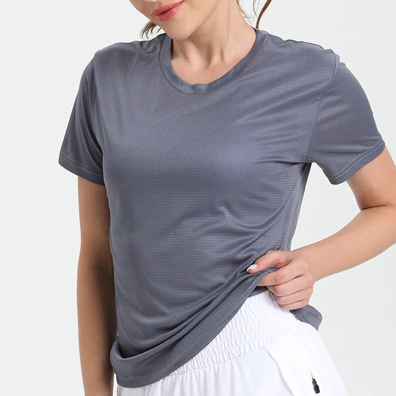 Women's Quick-Dry Compression Gym Running T-Shirt