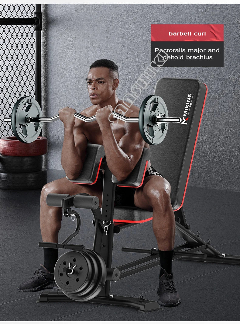 Multifunctional Weightlifting Bench Home Fitness Equipment