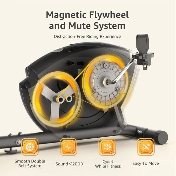 Recumbent Magnetic Exercise Bike for Adults