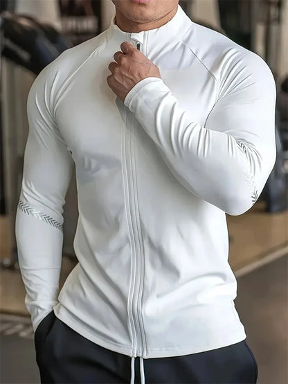 Men's Compression Quick-Dry Sports Running Jacket