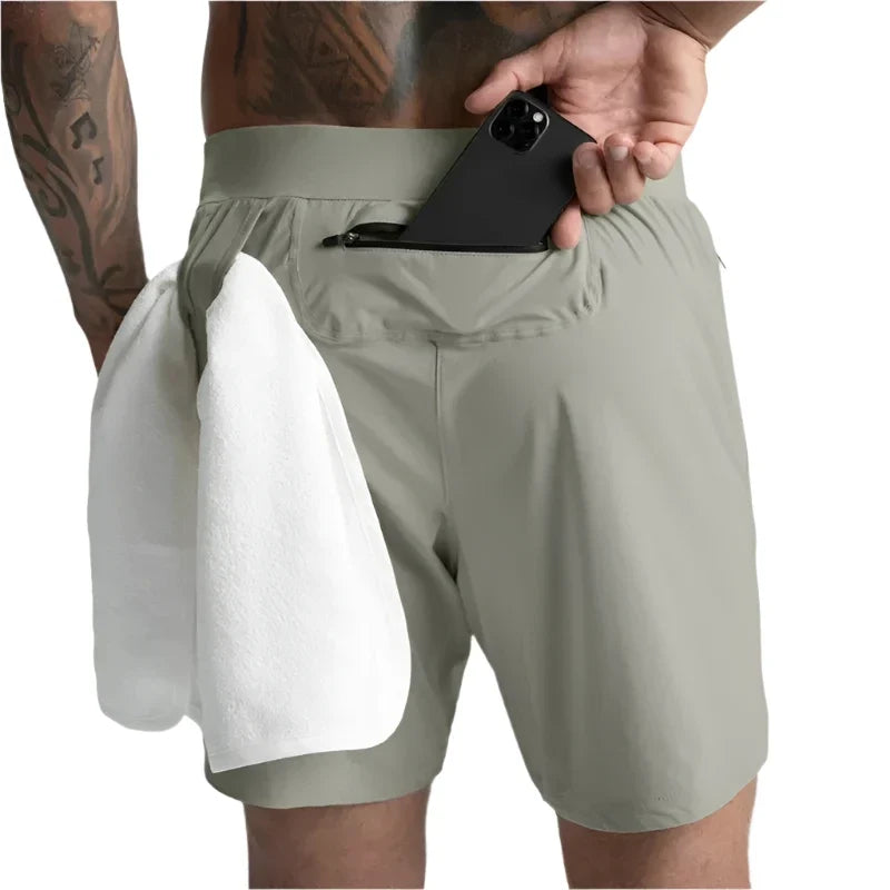 Men's Quick-Dry Performance Shorts With Pockets