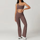 Skinny Sports Sets Women's Tracksuit Scrunch Butt Fitness Suits Push-Up Sexy Workout Sportswear Tights Short Activewear Woman