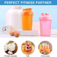 400ml BPA-Free Protein Blender Shaker Bottle
