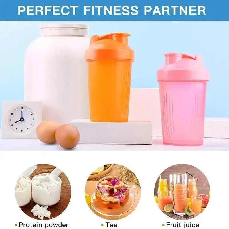 400ml BPA-Free Protein Blender Shaker Bottle