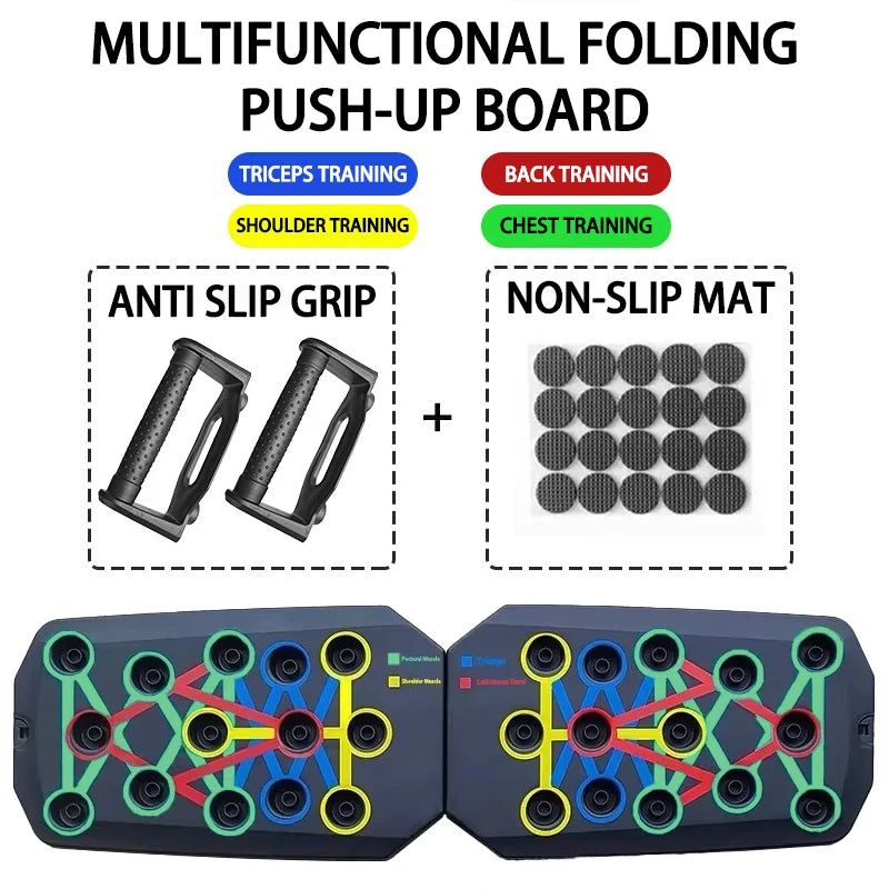 Portable Multifunctional Foldable Push-Up Board Set