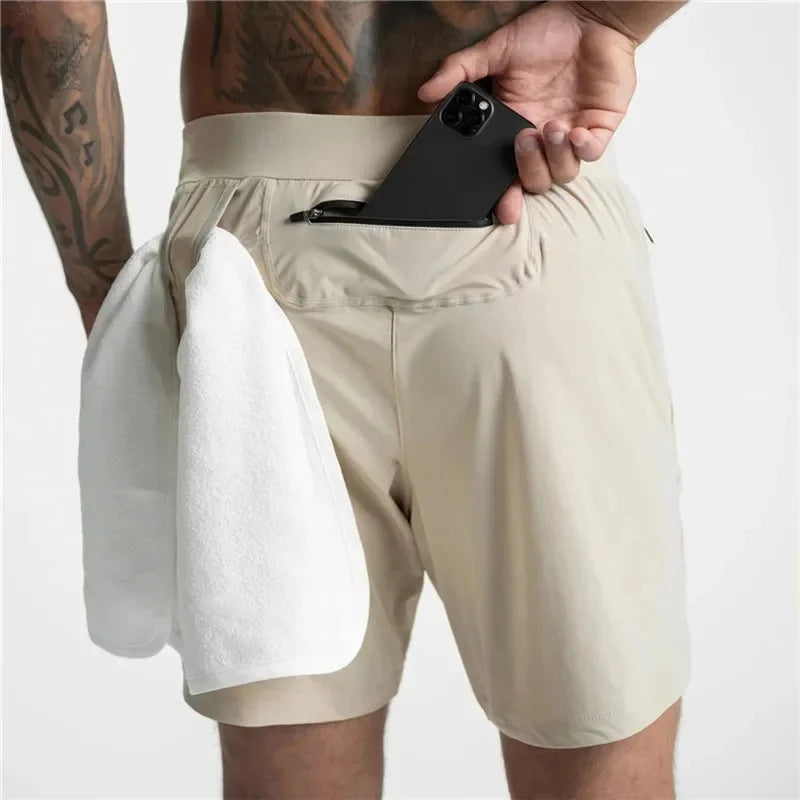 Men's Quick-Dry Performance Shorts With Pockets