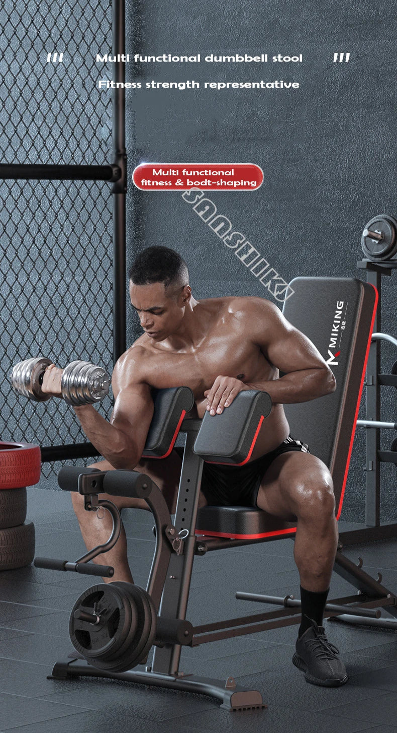 Multifunctional Weightlifting Bench Home Fitness Equipment