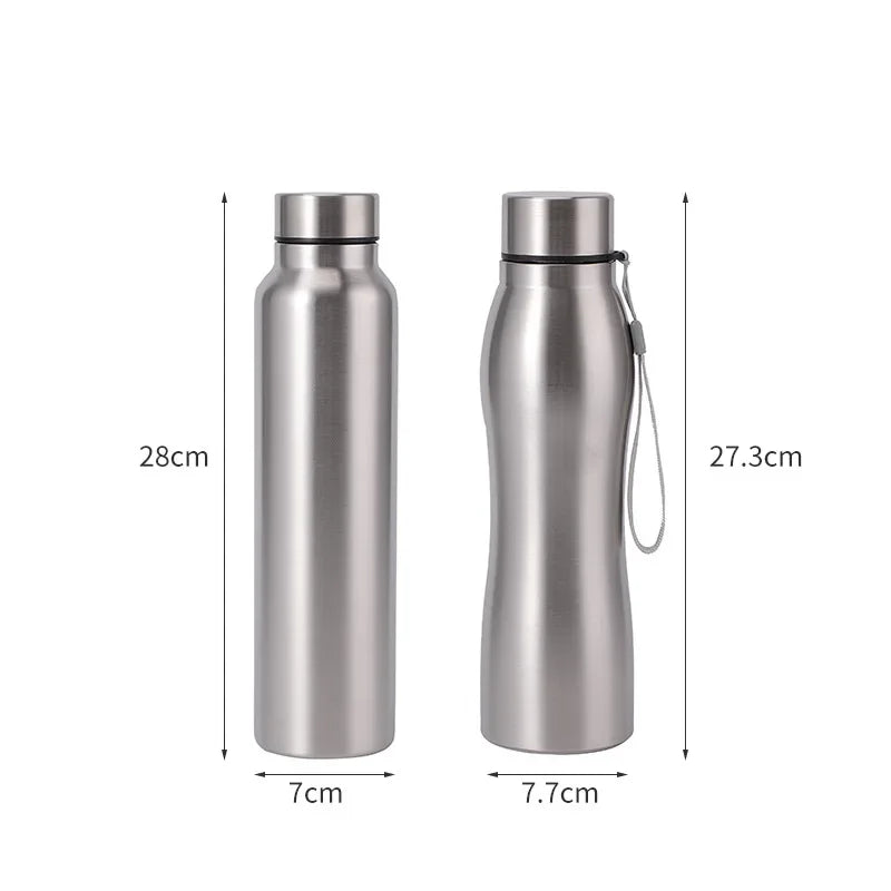 1000ml Stainless Steel Single-Layer Sport Bottle