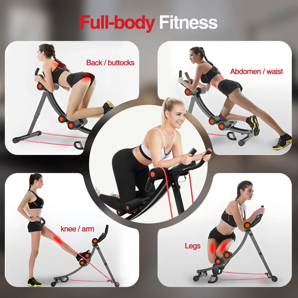 Foldable Abdominal Core Training Machine