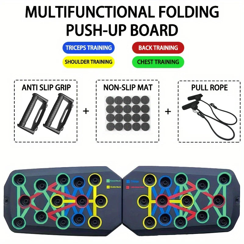 Portable Multifunctional Foldable Push-Up Board Set