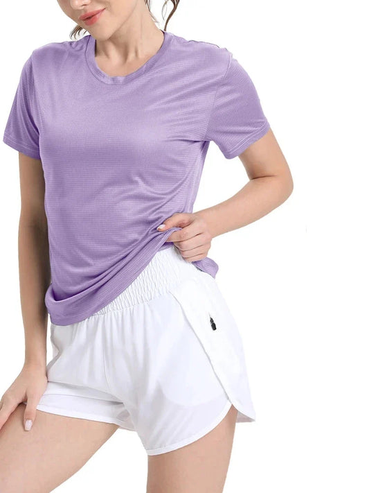 Women's Quick-Dry Compression Gym Running T-Shirt