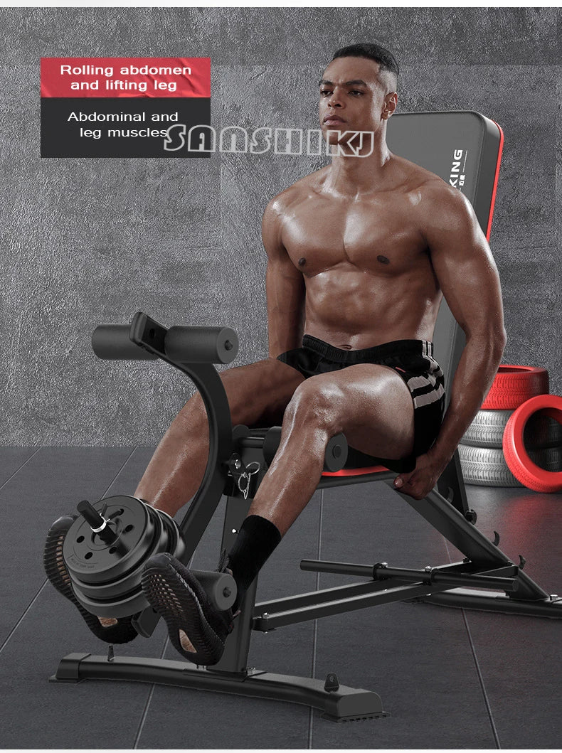 Multifunctional Weightlifting Bench Home Fitness Equipment
