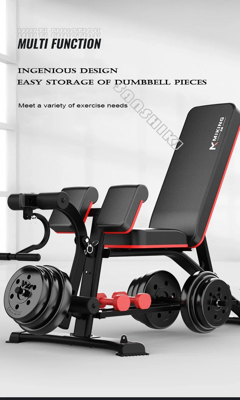 Multifunctional Weightlifting Bench Home Fitness Equipment